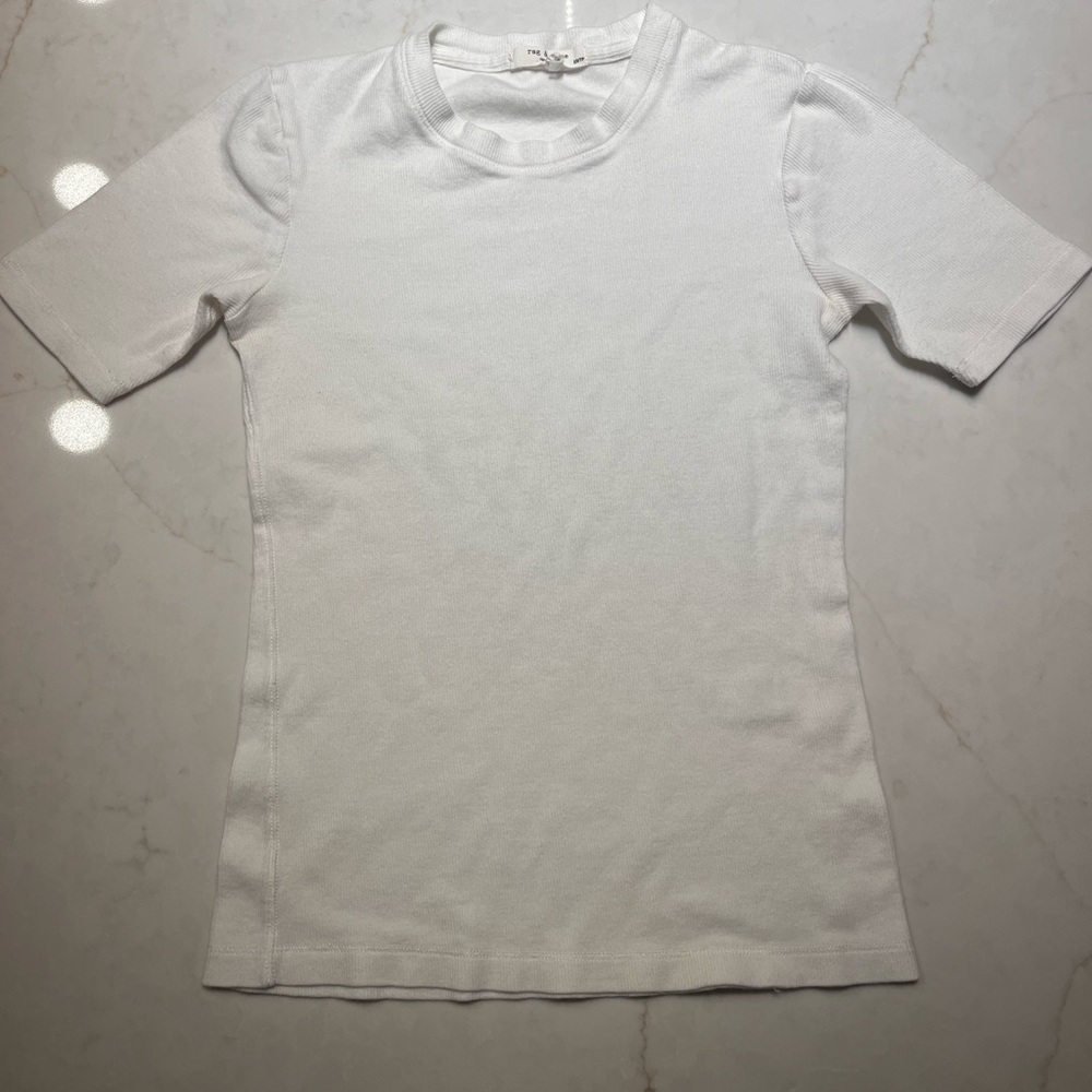 White Rag and Bone Ribbed tshirt xs